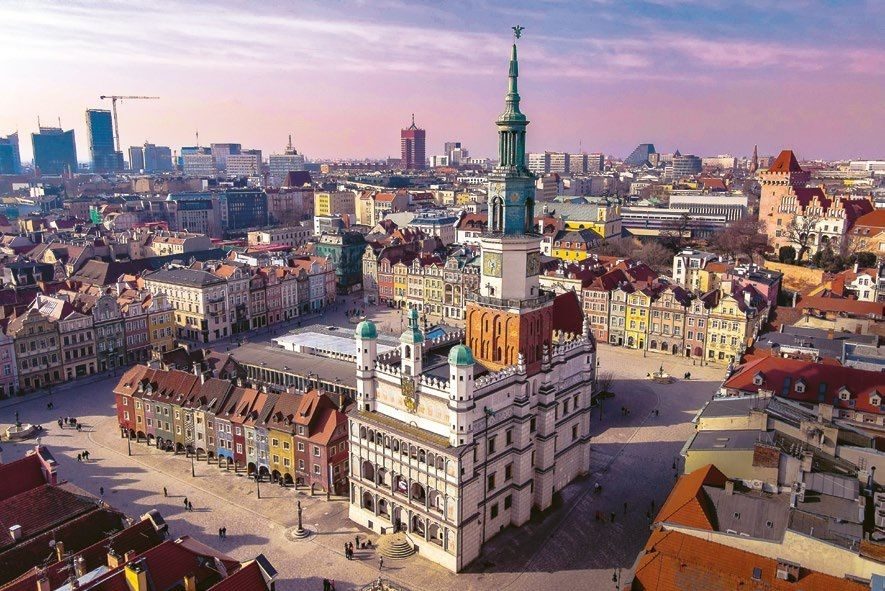 Poznań, le Stary Rynek et ses façades colorées